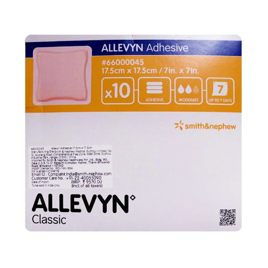 Smith & Nephew Allevyn Adhesivo Apósito de Espuma Hidrocelular de 17.5 CM X 17.5 CM