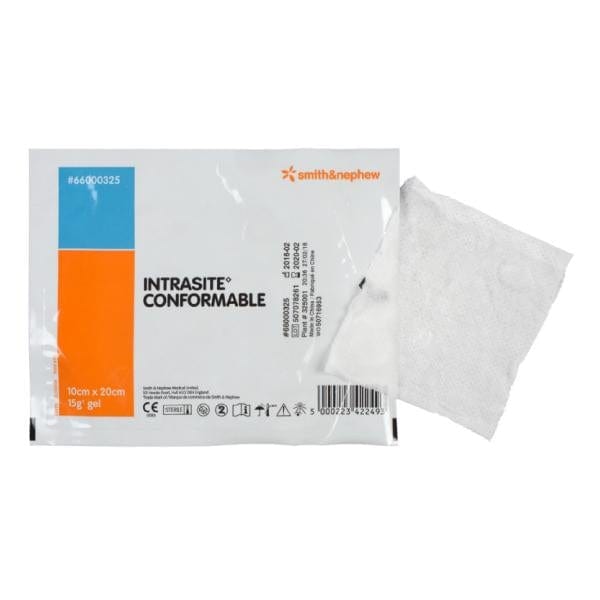 Smith & Nephew Intrasite Conformable Apósito de Hidrogel de 10 CM X 20 CM