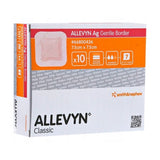 Smith & Nephew Allevyn Ag Gentle Border Apósito de Espuma Hidrocelular con Plata con Bordes de 7.5 CM X 7.5 CM