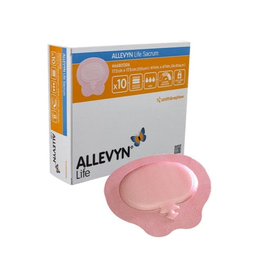 Smith & Nephew Allevyn Life Sacrum Apósito de Espuma Hidrocelular de Sacro de  17.2 CM X 17.5 CM