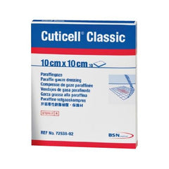Apósito Cuticell Classic Impregnados con Parafina 10 cm x 10 cm