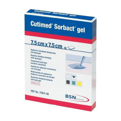 Apósito Cutimed Sorbact Antimicrobiano Hidrogel 7.5 cm x 7.5 cm