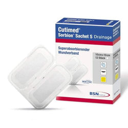 Apósito Cutimed Sorbion Sachet Drain Sterile 10 CM x 10 CM
