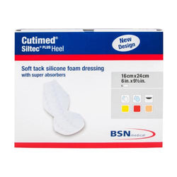 Espuma Hidrofilica Cutimed Siltec Heel Plus Sterile 2D 16 CM