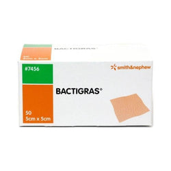 Smith & Nephew Gasa Parafinada Bactigras De 5 CM X 5 CM