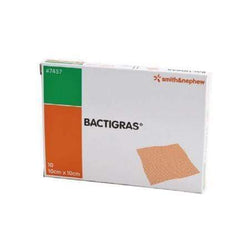 Smith & Nephew Gasa Parafinada Bactigras De 10 CM X 10 CM