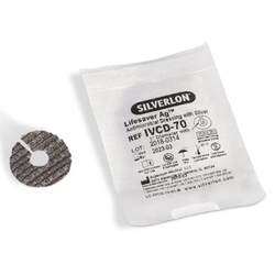 Argentum Medical Apósito en Disco Silverlon Lifesaver De 2.5 CM con Orificio de 7 mm