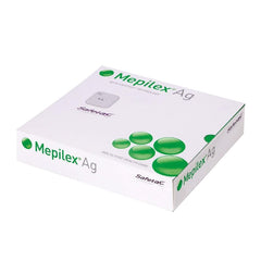 Mölnlycke Mepilex AG Apósito de Espuma de Poliuretano Antimicrobial de 20 CM X 20 CM