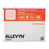 Smith & Nephew Allevyn Gentle Border Apósito de Espuma Hidrocelular con Bordes con Gel Adhesivo de 10 X 10 CM