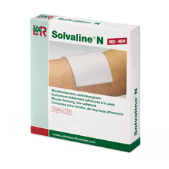 Lohmann & Rauscher Solvaline N, Apósito para Heridas de Baja Adherencia, Estéril de 10 CM X 10 CM