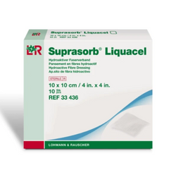 Lohmann & Rauscher Suprasorb Liquacel, Apósito de Fibra Hidroactiva De 10 CM X 10 CM