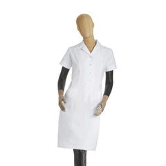 Vestido Blanco Con Botones Para Enfermera